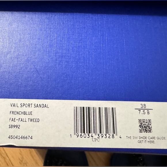 STUART WEITZMAN Vail Sport Fae-Fall Tweed Sandals in size 7.5 - Picture 5 of 10